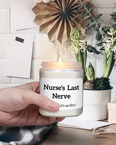 Nurse Gifts for Women, Nurse Gifts, Nurse Practitioner Gifts, Lavender Scented Candles Gifts for Nurse, Nurses Week Gifts, Nurses Day Gifts, Nurse Gifts for Appreciation Retirement, 7Oz