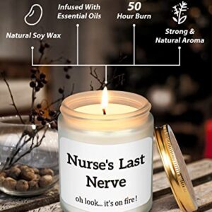 Nurse Gifts for Women, Nurse Gifts, Nurse Practitioner Gifts, Lavender Scented Candles Gifts for Nurse, Nurses Week Gifts, Nurses Day Gifts, Nurse Gifts for Appreciation Retirement, 7Oz