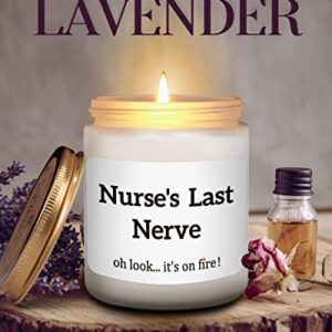 Nurse Gifts for Women, Nurse Gifts, Nurse Practitioner Gifts, Lavender Scented Candles Gifts for Nurse, Nurses Week Gifts, Nurses Day Gifts, Nurse Gifts for Appreciation Retirement, 7Oz