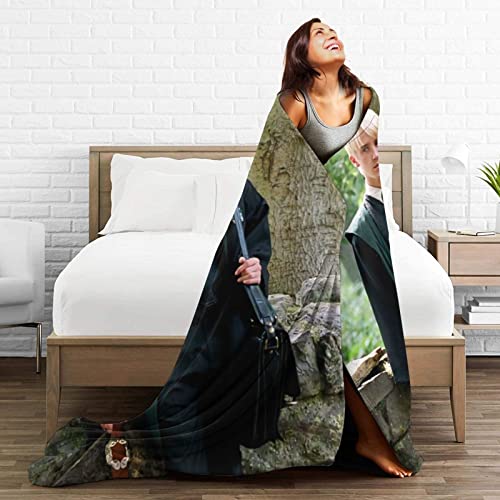 Blanket Flannel Fleece Throw Blanket Cozy Plush Bedding for Bed Sofa Couch Kids Adults50 X40