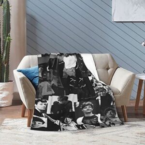 GingerDHallberg Throw Blanket Louis Singer Tomlinson Lightweight Flannel Blanket Air Conditioning Blankets for All Season 40"x30"