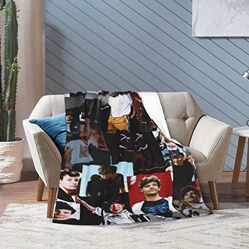 GingerDHallberg Throw Blanket Louis Singer Tomlinson Lightweight Flannel Blanket Air Conditioning Blankets for All Season 50"x40"