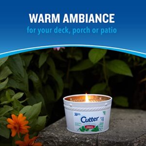 Cutter Citronella and Cornmint Outdoor Candle, 11 ounces, Made with Soy Wax for Outdoor Use