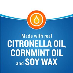 Cutter Citronella and Cornmint Outdoor Candle, 11 ounces, Made with Soy Wax for Outdoor Use