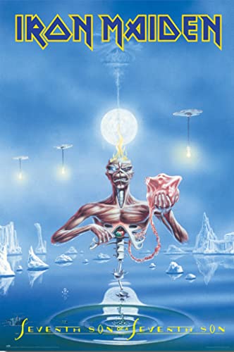 Iron Maiden - Music Poster (Seventh Son Of A Seventh Son - Album Cover) (Size: 24" x 36")