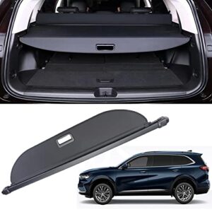 muco new cargo cover for 2019 2020 2021 2022 lincoln aviator retractable black rear trunk shade luggage security cover-retractable trunk cover