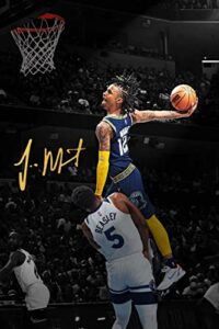 bnzwaa ja morant canvas posters for room aesthetic unframed 12×18 inch basketball decor bedroom canvas wall poster signature motivational poster