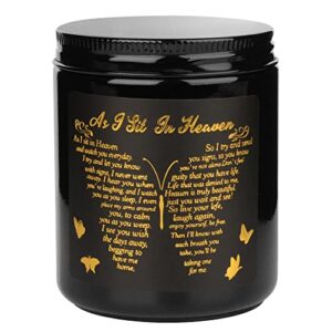 lavender scented candles unique memorial gifts for loss of loved one condolence remembrance present sympathy gift candle for bereavement 100g