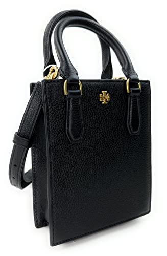 Tory Burch women's Blake Mini Shopper Tote (Black)