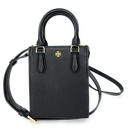 Tory Burch women's Blake Mini Shopper Tote (Black)