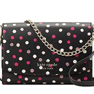 Kate Spade New York Carson Convertible Crossbody, Black Dot Multi