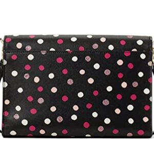 Kate Spade New York Carson Convertible Crossbody, Black Dot Multi