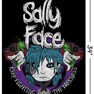 Trends International Sally Face - Crossed Guitars Wall Poster