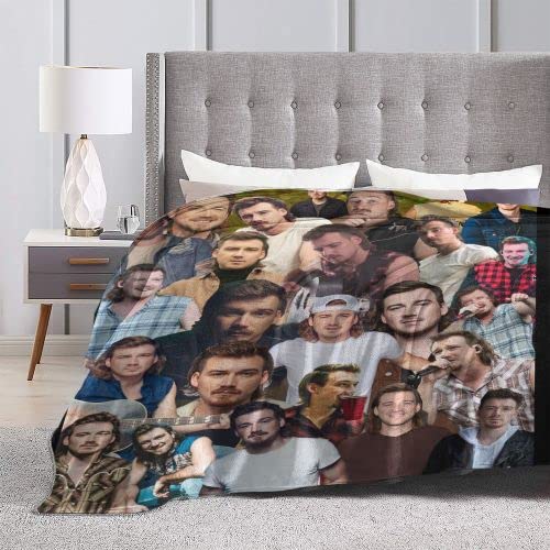 Ultra-Soft Blanket Singer Blanket Flannel Blanket Portable Throw Blanket for Living Room Couch Sofa Car 80"X60"