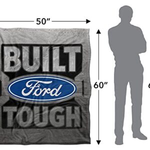 Ford Trucks Blanket, 50"x60" Built Ford Tough Metal Silky Touch Super Soft Throw Blanket