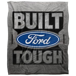 Ford Trucks Blanket, 50"x60" Built Ford Tough Metal Silky Touch Super Soft Throw Blanket