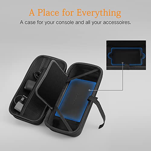 Carrying Case for Steam Deck - Hard Shell Protective Case with High Storage Capacity for Steam Deck Console & Various Accessories [Classic Black]