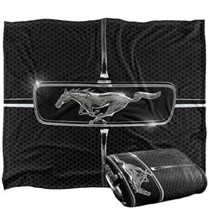 ford blanket, 50″x60″ 1965 mustang grill silky touch super soft throw blanket