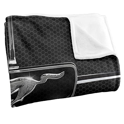 Ford Blanket, 50"x60" 1965 Mustang Grill Silky Touch Super Soft Throw Blanket