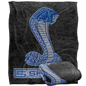 shelby cobra blanket, 50″x60″ metal cobra silky touch super soft throw blanket