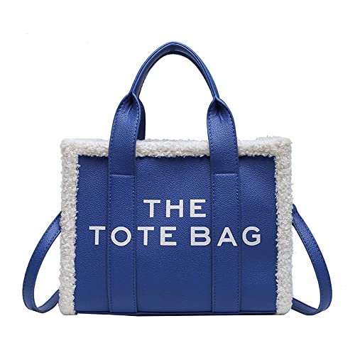 Aeefnuie The Tote Bags For Women , Personalized Leather Tote Bags Mini Top-Handle Crossbody Tote Bag Handbag For Travel/ Work