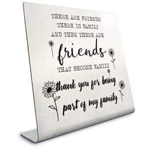 friendship gift for women friend gifts for your best friend going away gifts plaque for coworker women stainless steel retirement gifts birthday gifts for woman friendship keepsake decor