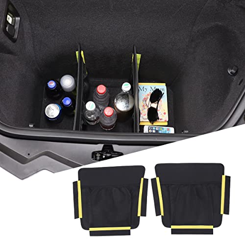 CHEAYAR Front Trunk Organizer Compatible with Corvette C8 Stingray 2020-2023, Organizer Storage with Mesh Pocket and Dividers, Front Trunk C8 Accessories