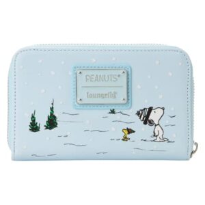 Loungefly Peanuts Charlie Brown Ice Skating Zip Around Wallet