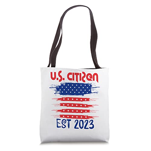 Proud Citizens US American New Citizenship Gifts USA Flag Tote Bag