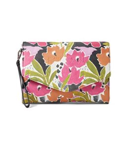 magnoly printed magnolia pouch, pink