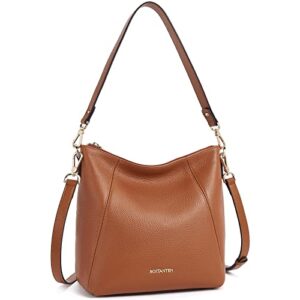 bostanten leather hobo handbags bundle women leather wallet rfid