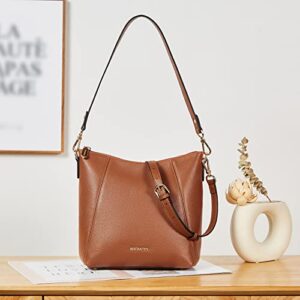 BOSTANTEN Leather Hobo Handbags bundle Women Leather Wallet RFID