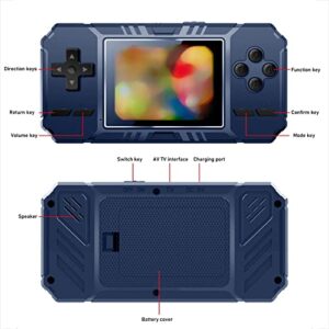 MIANHT Handheld Portable Gaming Console 3 Inch Games Consoles Preloaded 520 Classic Games Rechargeable Battery Portable Style Game Consoles