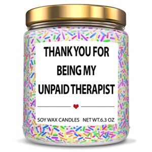 birthday gifts for best friends therapist gifts for women thank you gifts for nurse female bestie unique clove scented candles gifts soy candles for home scented friendship gifts for mom her sister