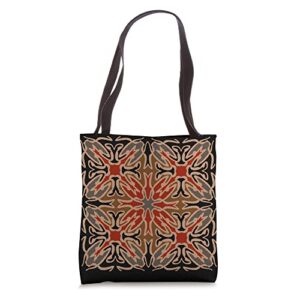 atelier h artisan “novelty boho geometric” modern tote bag