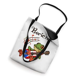 Puerto Rico Coqui Frog Puerto Rican Music Graphic Tote Bag