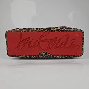 Christian Louboutin Cabarock Small Leopard Print Leather Tote Bag