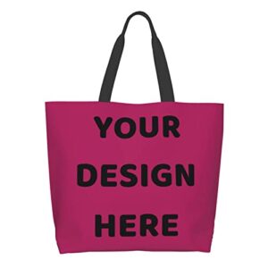 custom tote bag custom tote bags with you team logo text picture travel business women teacher personalized tote bag