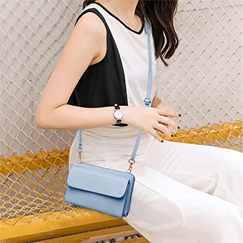 SMITH SURSEE Wallet Purse for Women Credit Card Holder with RFID, Small Crossbody Purse Phone Bag Wristlet Clutch 2 Straps