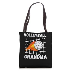 volleyball grandma for women family matching player grandma tote bag