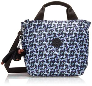kipling womens women’s shelia bag, adjustable strap, nylon crossbody bag, dazzling geos, 11.75 l x 6.75 h 6.25 d us