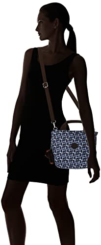 Kipling Womens Women's Shelia Bag, Adjustable Strap, Nylon Crossbody Bag, Dazzling Geos, 11.75 L x 6.75 H 6.25 D US