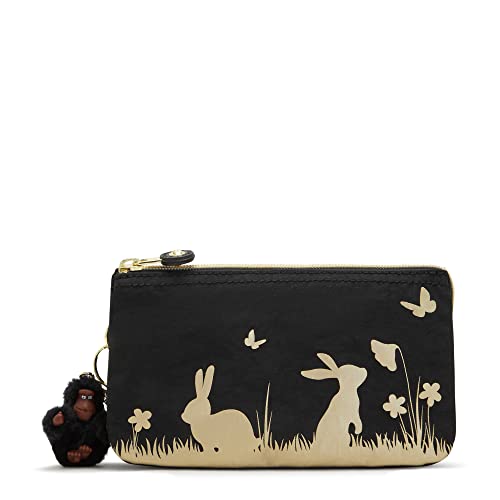 Kipling Creativity Large Pouch Rabbit Fields