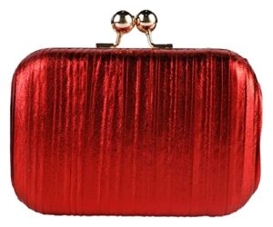 women’s clutch bag chic handbag shoulder bag solid color purse shine evening bag