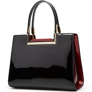 xingchen shiny patent leather handbags glossy shoulder bags fashion satchel purses party totes top handle bags for women