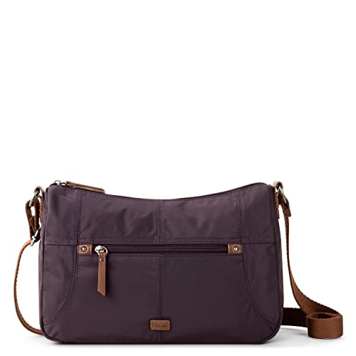 The Sak Womens Esperato Recycled Nylon Hobo, Aubergine, One Size US