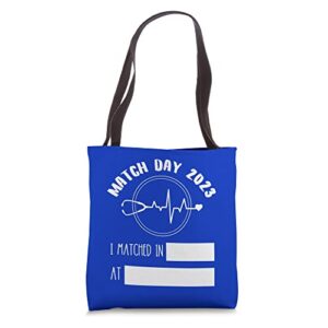 match day 2023 future doctor physician residency fill in tote bag