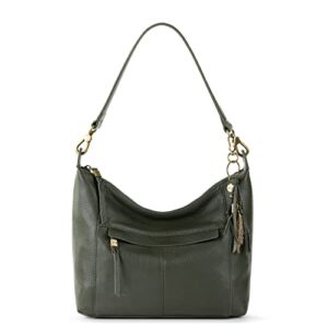 the sak womens alameda hobo bag in leather, moss, one size us