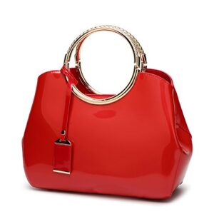 Women's Clutch Bag Chic Tote Handbag Shoulder Bag Solid Color Crossbody Bag