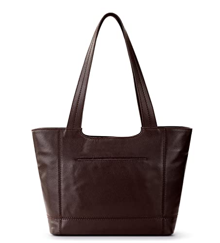 The Sak Womens De Young Leather Tote, Mahogany, One Size US